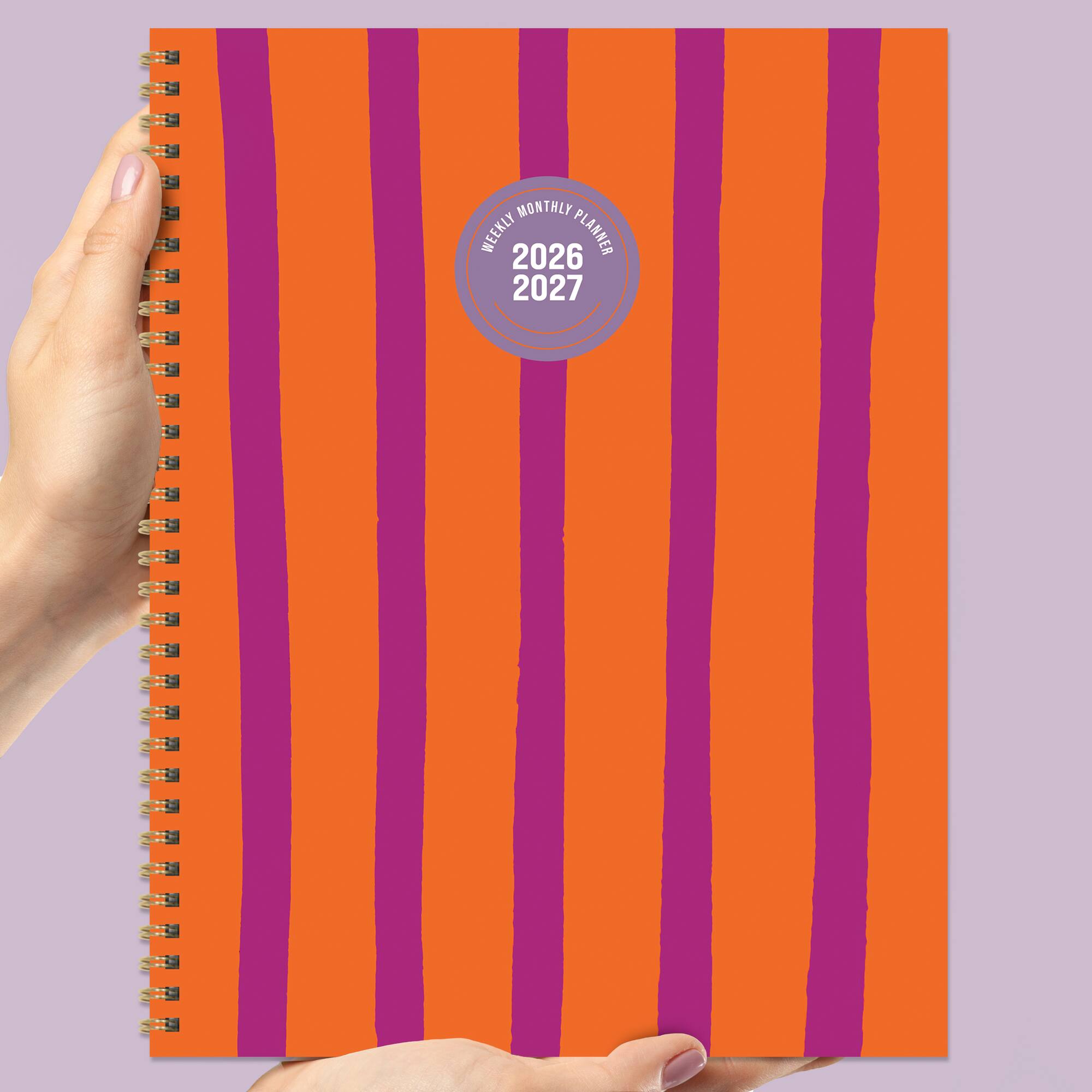 TF Publishing Large Statement Stripe Weekly Monthly Planner